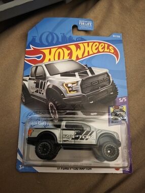 Silver Ford F-150 Raptor Die-Cast Toy Truck - Silver